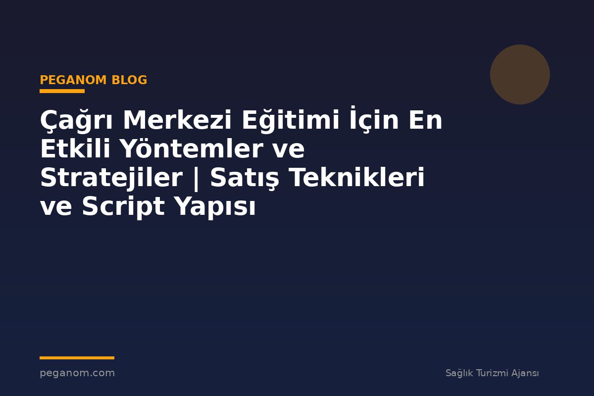 Çağrı Merkezi Eğitimi İçin En Etkili Yöntemler ve Stratejiler | Satış Teknikleri ve Script Yapısı