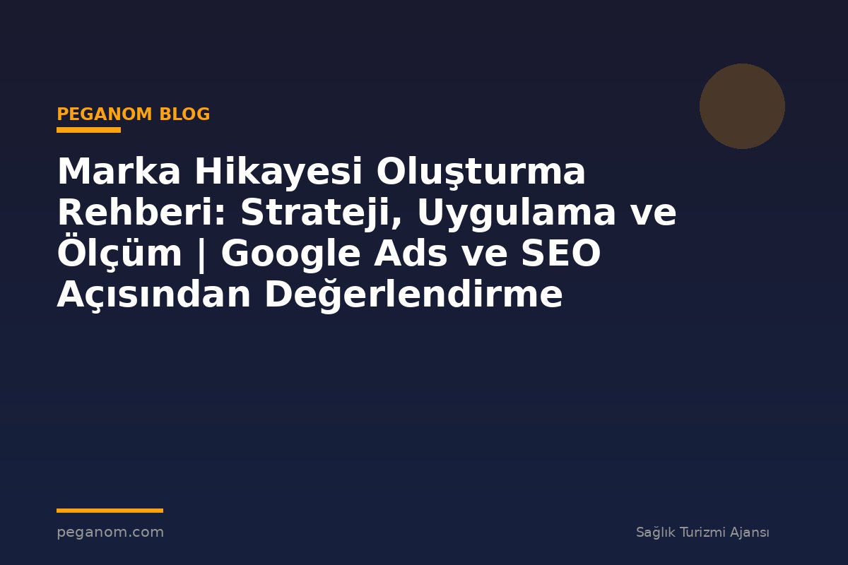 Marka Hikayesi Oluşturma Rehberi: Strateji, Uygulama ve Ölçüm | Google Ads ve SEO Açısından Değerlendirme