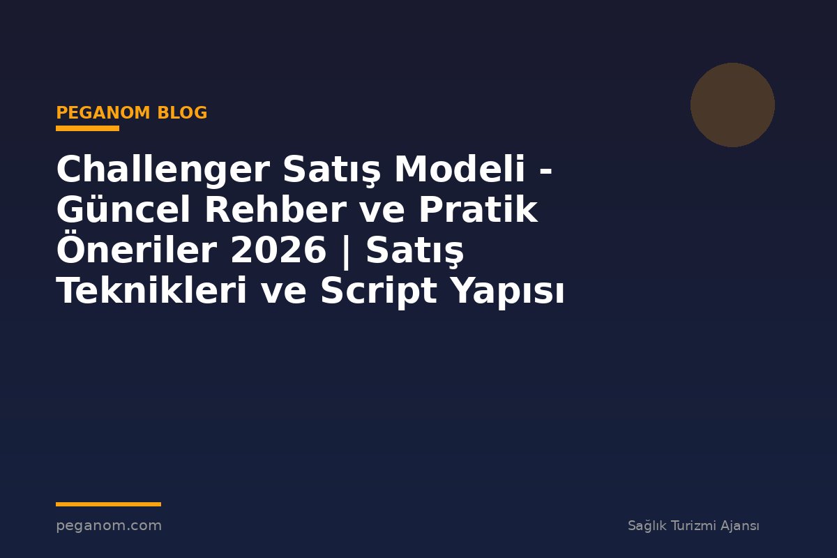 Challenger Satış Modeli - Güncel Rehber ve Pratik Öneriler 2026 | Satış Teknikleri ve Script Yapısı