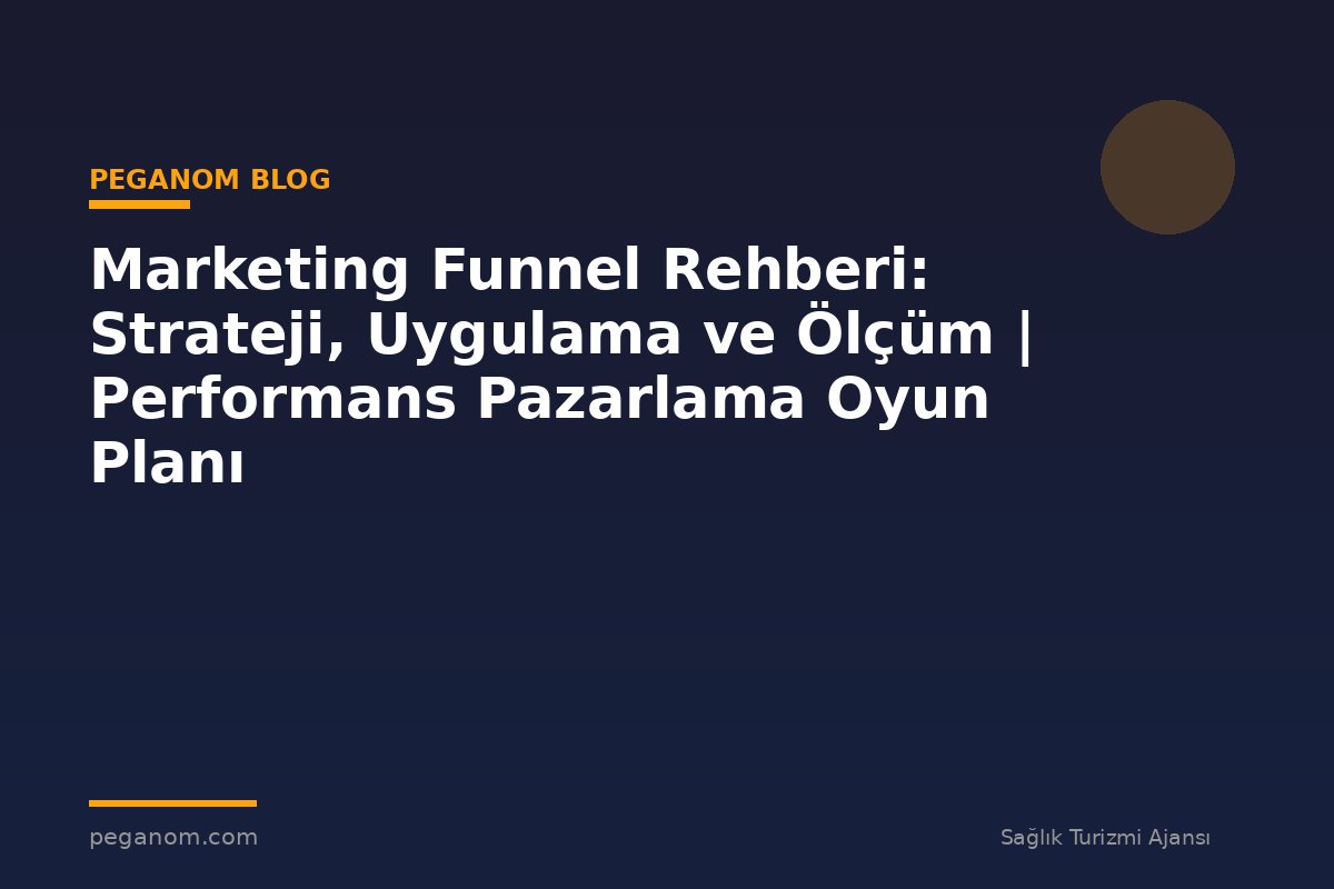 Marketing Funnel Rehberi: Strateji, Uygulama ve Ölçüm | Performans Pazarlama Oyun Planı