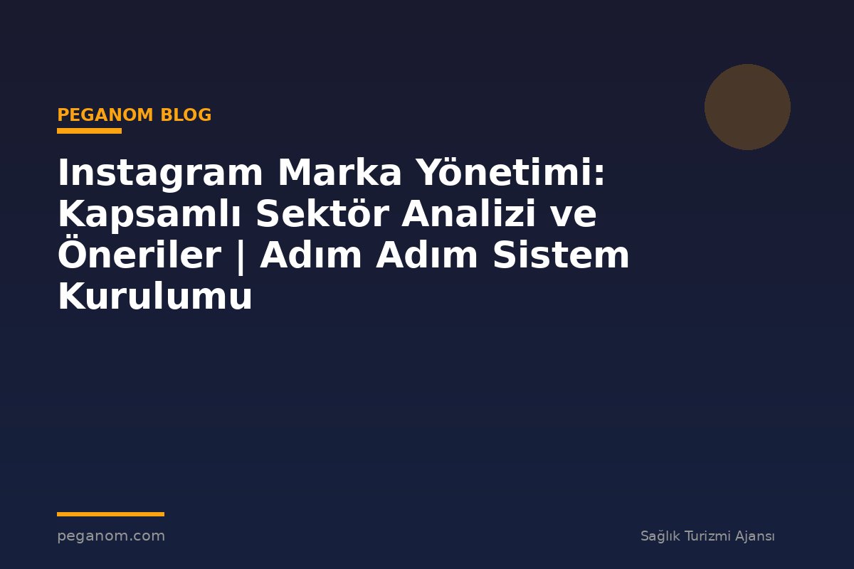 Instagram Marka Yönetimi: Kapsamlı Sektör Analizi ve Öneriler | Adım Adım Sistem Kurulumu