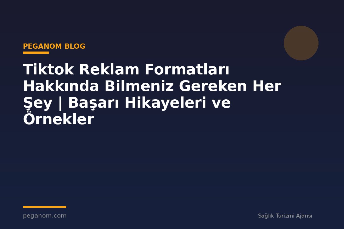 Tiktok Reklam Formatları Hakkında Bilmeniz Gereken Her Şey | Başarı Hikayeleri ve Örnekler