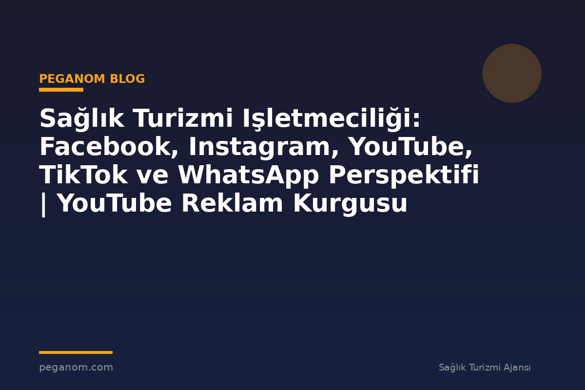 Sağlık Turizmi Işletmeciliği: Facebook, Instagram, YouTube, TikTok ve WhatsApp Perspektifi | YouTube Reklam Kurgusu