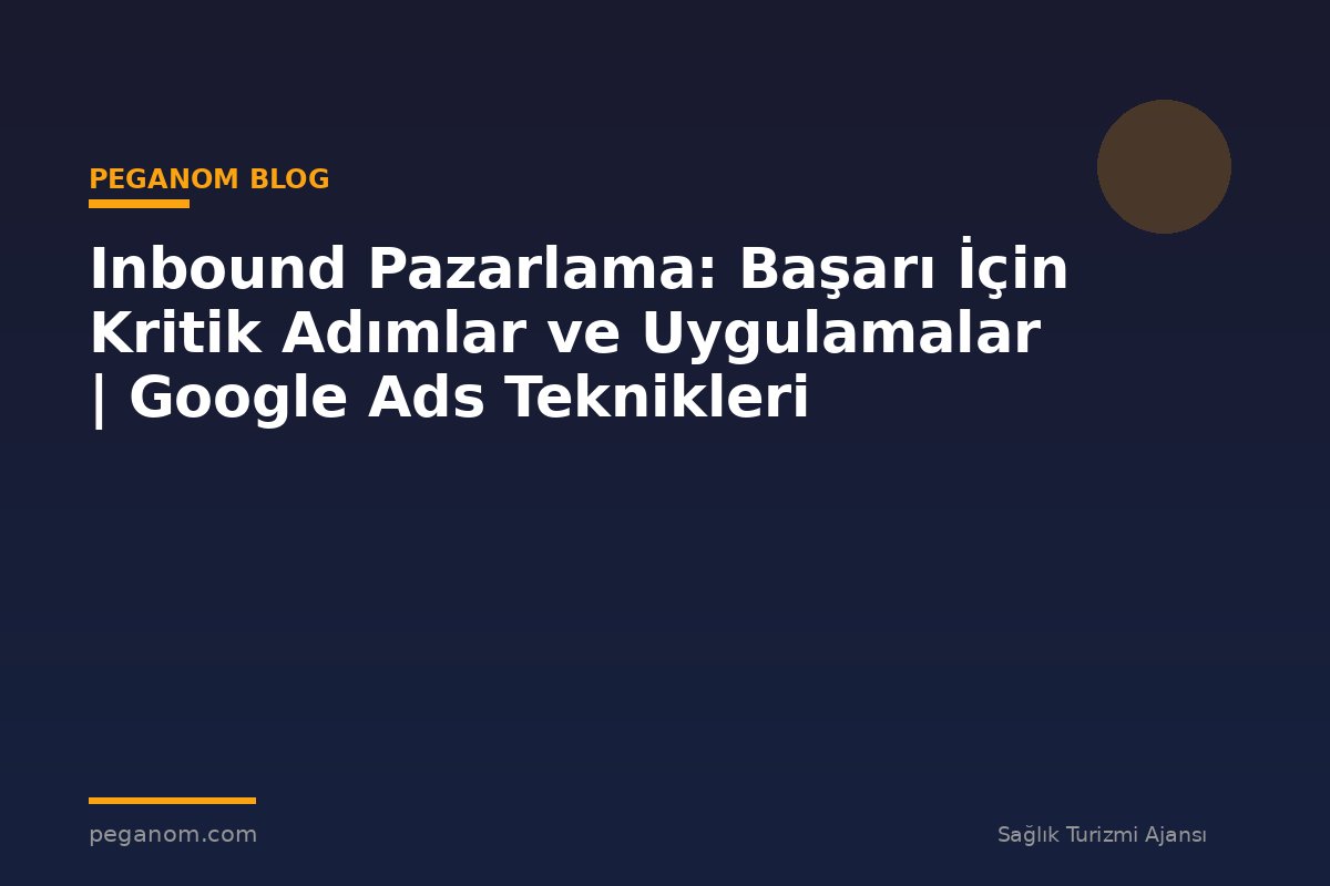 Inbound Pazarlama: Başarı İçin Kritik Adımlar ve Uygulamalar | Google Ads Teknikleri