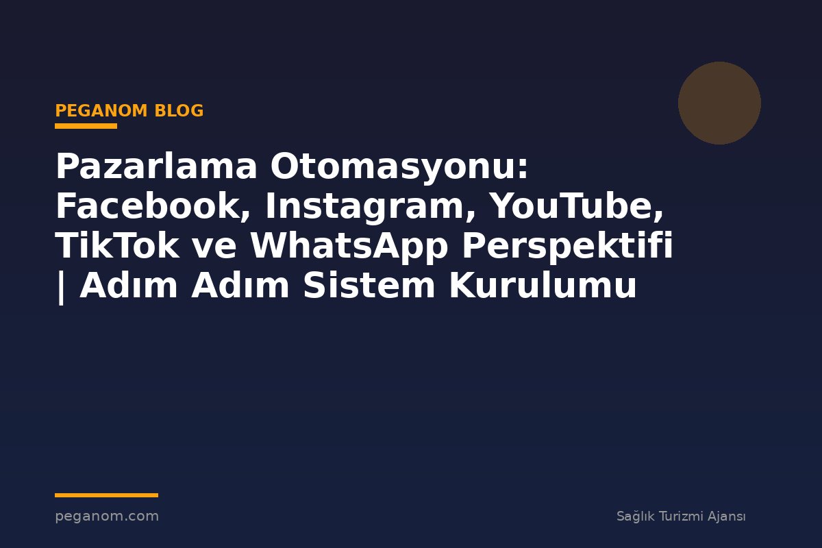 Pazarlama Otomasyonu: Facebook, Instagram, YouTube, TikTok ve WhatsApp Perspektifi | Adım Adım Sistem Kurulumu
