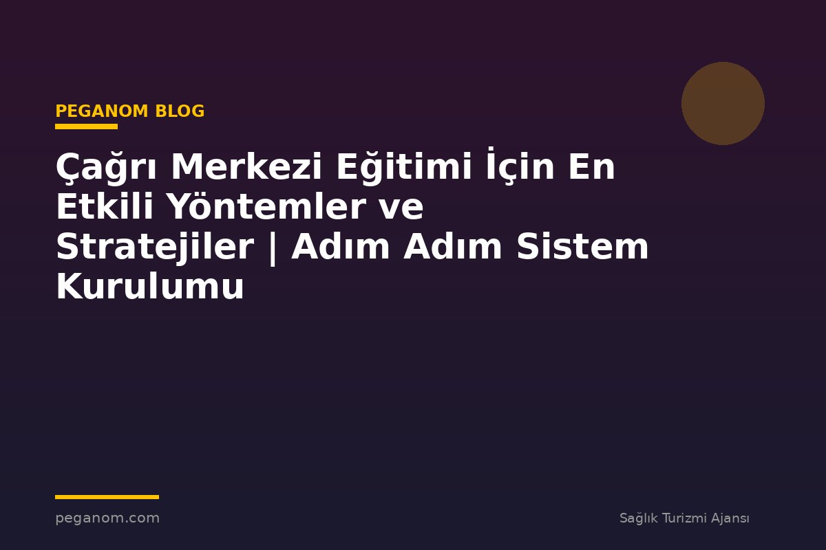 Çağrı Merkezi Eğitimi İçin En Etkili Yöntemler ve Stratejiler | Adım Adım Sistem Kurulumu