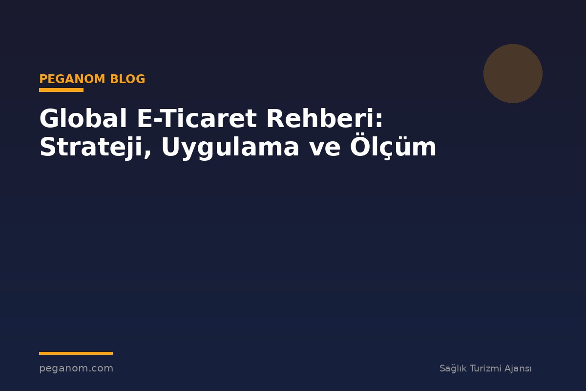 Global E-Ticaret Rehberi: Strateji, Uygulama ve Ölçüm
