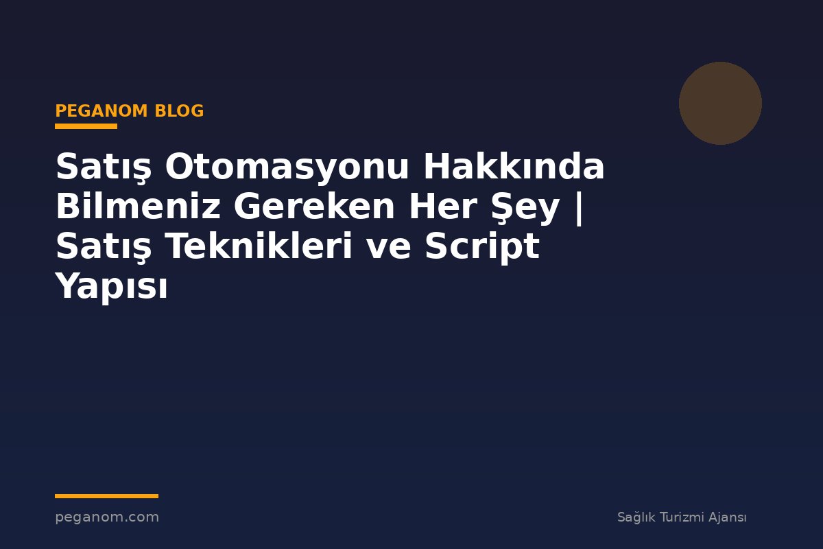Satış Otomasyonu Hakkında Bilmeniz Gereken Her Şey | Satış Teknikleri ve Script Yapısı