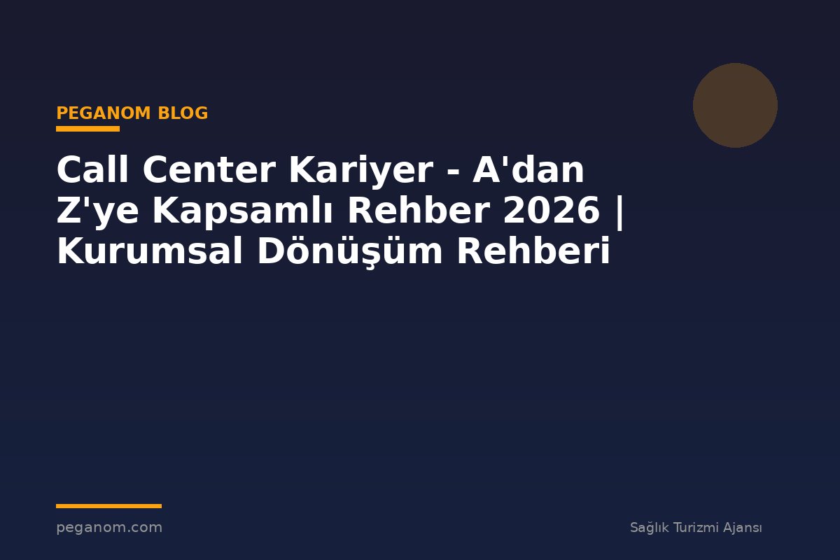 Call Center Kariyer - A'dan Z'ye Kapsamlı Rehber 2026 | Kurumsal Dönüşüm Rehberi