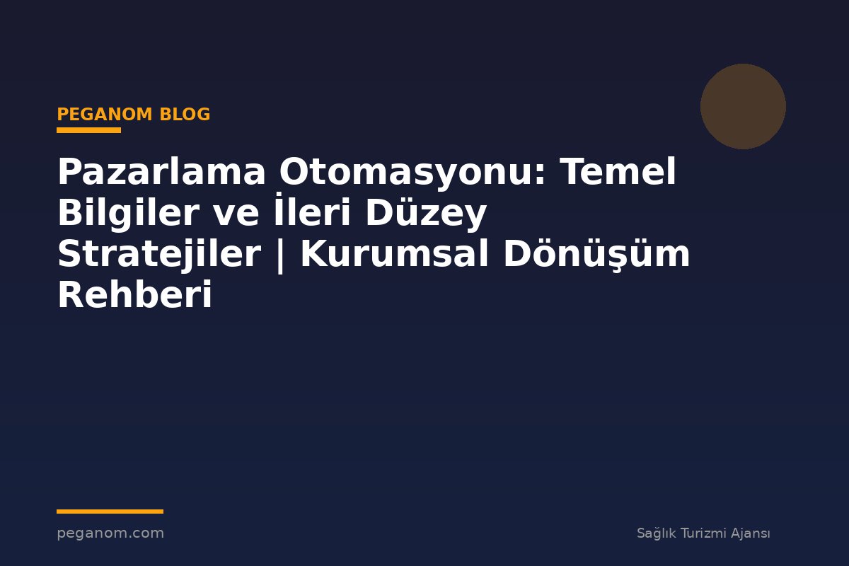 Pazarlama Otomasyonu: Temel Bilgiler ve İleri Düzey Stratejiler | Kurumsal Dönüşüm Rehberi
