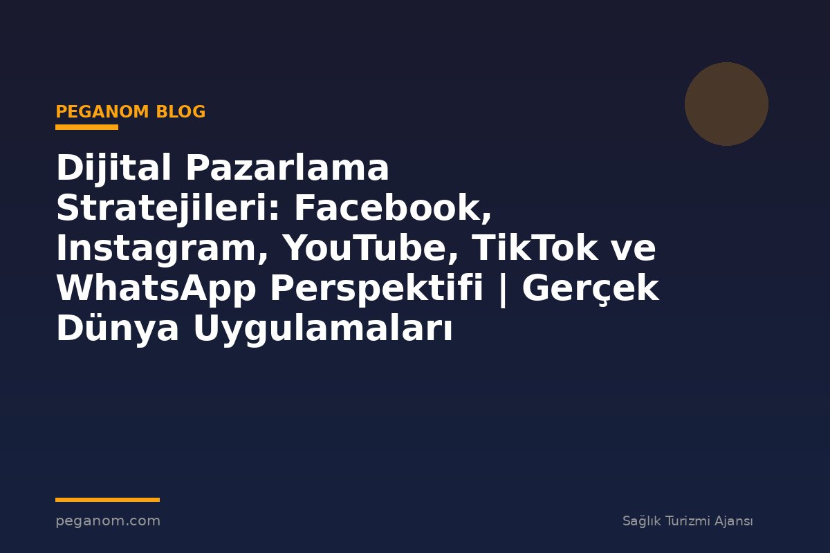Dijital Pazarlama Stratejileri: Facebook, Instagram, YouTube, TikTok ve WhatsApp Perspektifi | Gerçek Dünya Uygulamaları