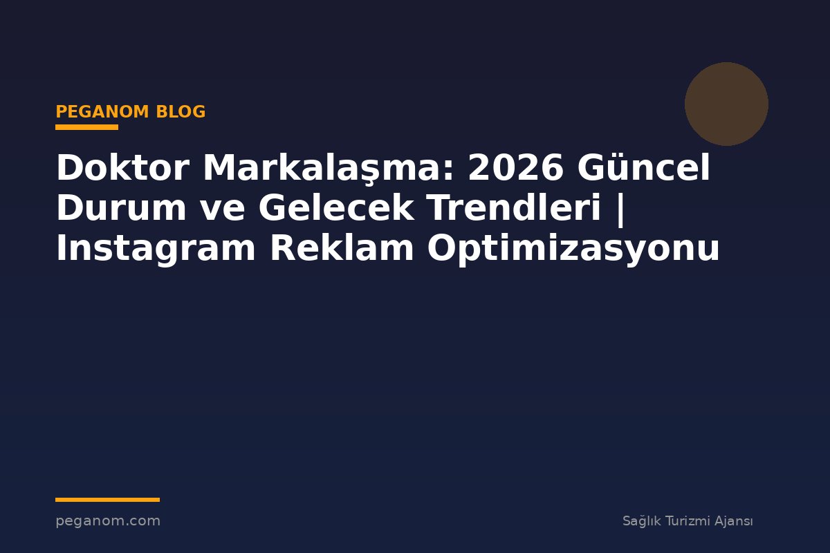 Doktor Markalaşma: 2026 Güncel Durum ve Gelecek Trendleri | Instagram Reklam Optimizasyonu