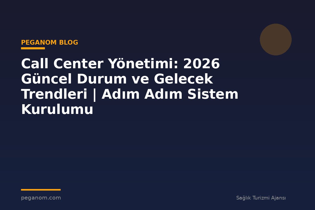 Call Center Yönetimi: 2026 Güncel Durum ve Gelecek Trendleri | Adım Adım Sistem Kurulumu