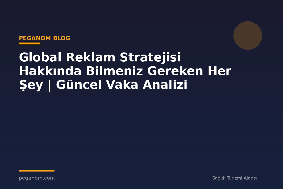 Global Reklam Stratejisi Hakkında Bilmeniz Gereken Her Şey | Güncel Vaka Analizi