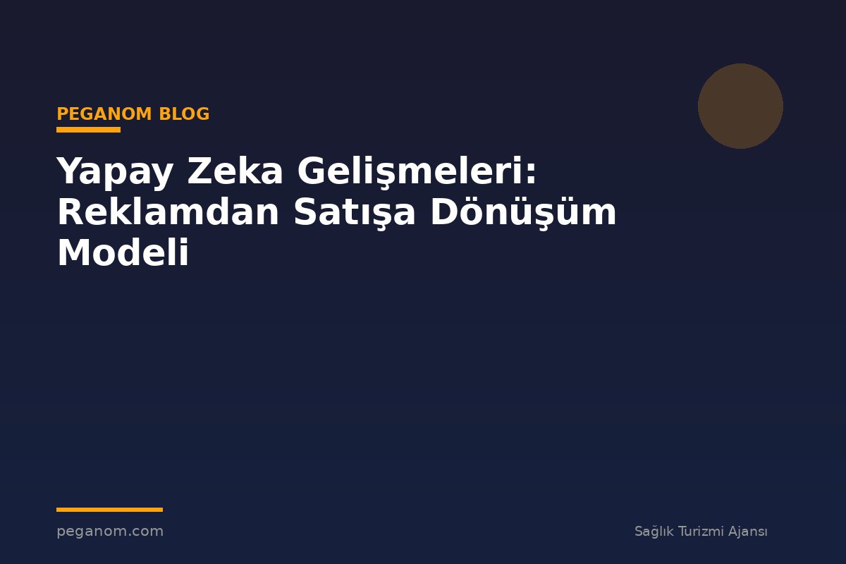Yapay Zeka Gelişmeleri: Reklamdan Satışa Dönüşüm Modeli