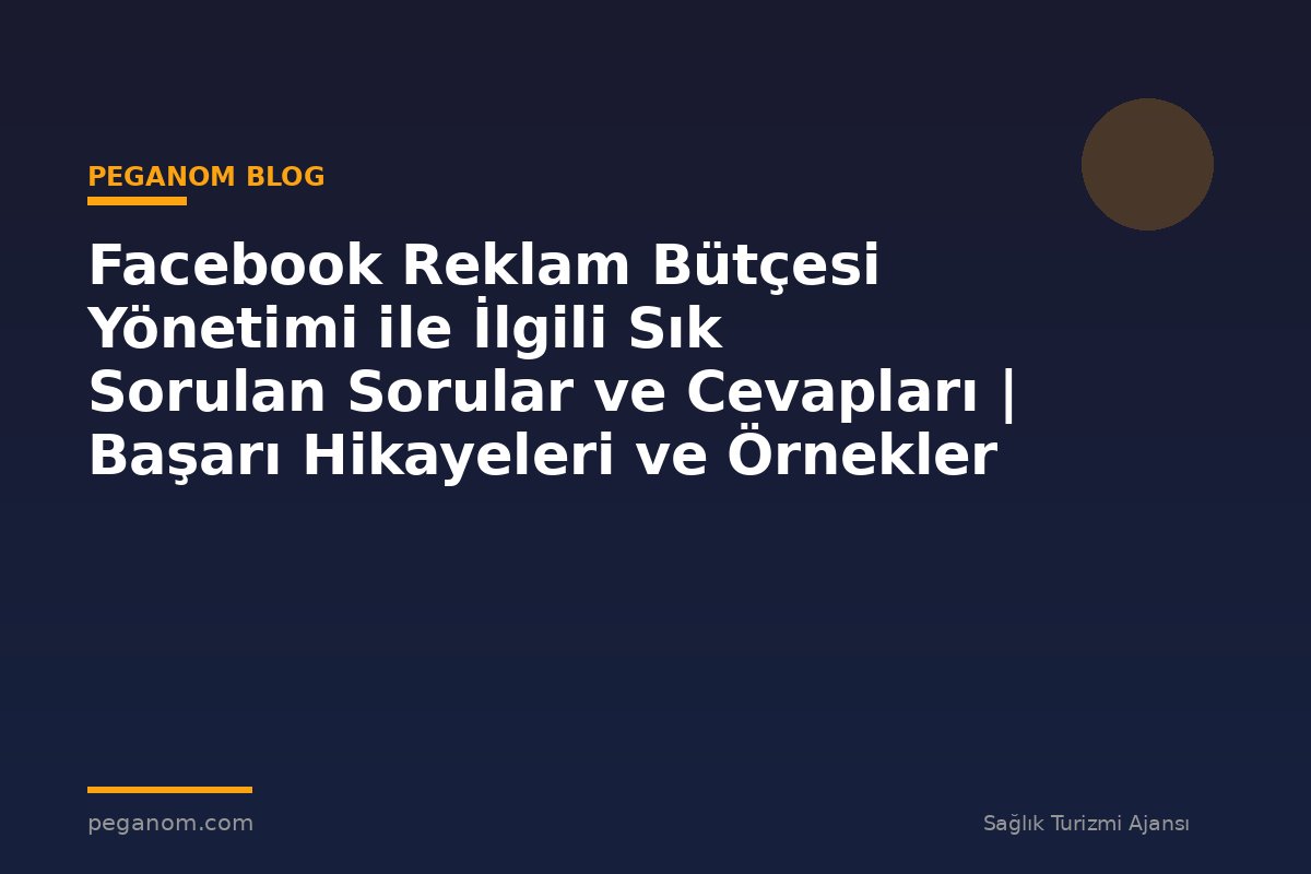 Facebook Reklam Bütçesi Yönetimi ile İlgili Sık Sorulan Sorular ve Cevapları | Başarı Hikayeleri ve Örnekler