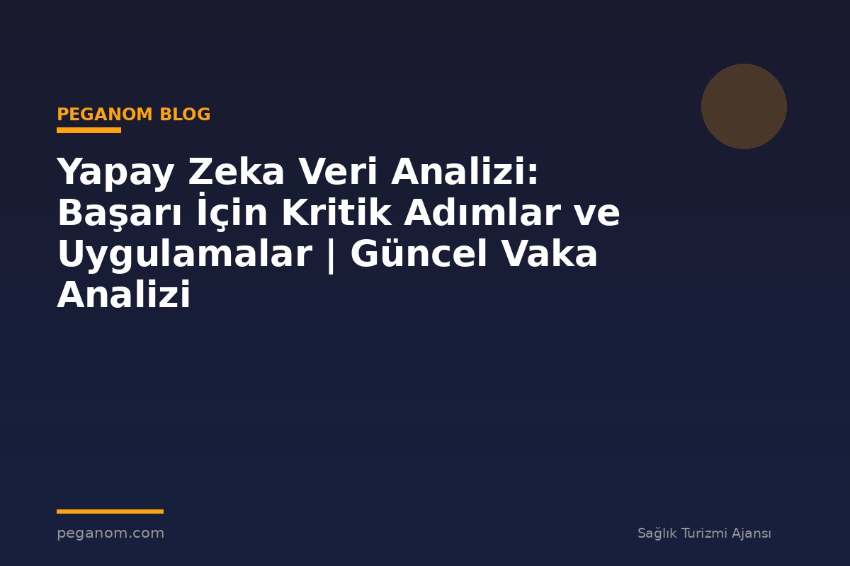 Yapay Zeka Veri Analizi: Başarı İçin Kritik Adımlar ve Uygulamalar | Güncel Vaka Analizi