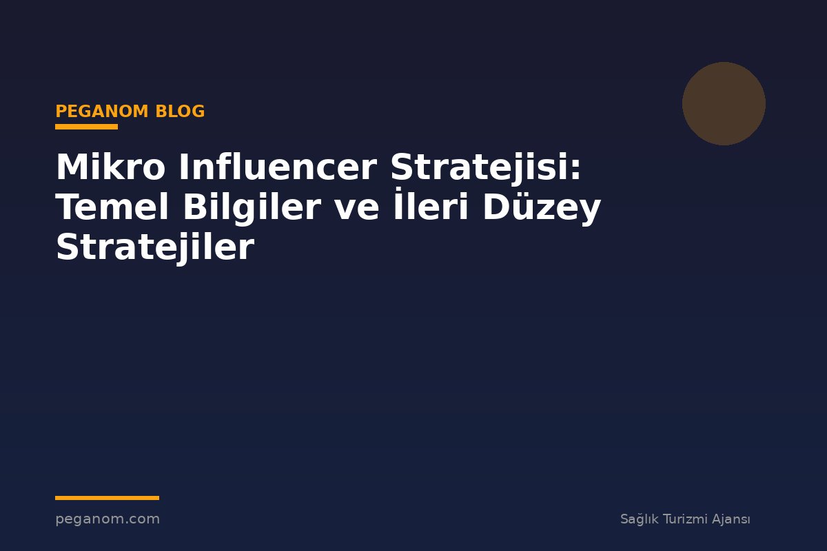 Mikro Influencer Stratejisi: Temel Bilgiler ve İleri Düzey Stratejiler