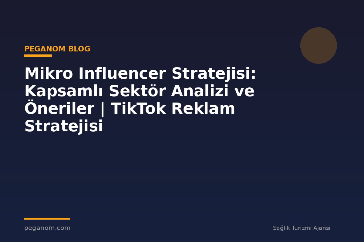 Mikro Influencer Stratejisi: Kapsamlı Sektör Analizi ve Öneriler | TikTok Reklam Stratejisi