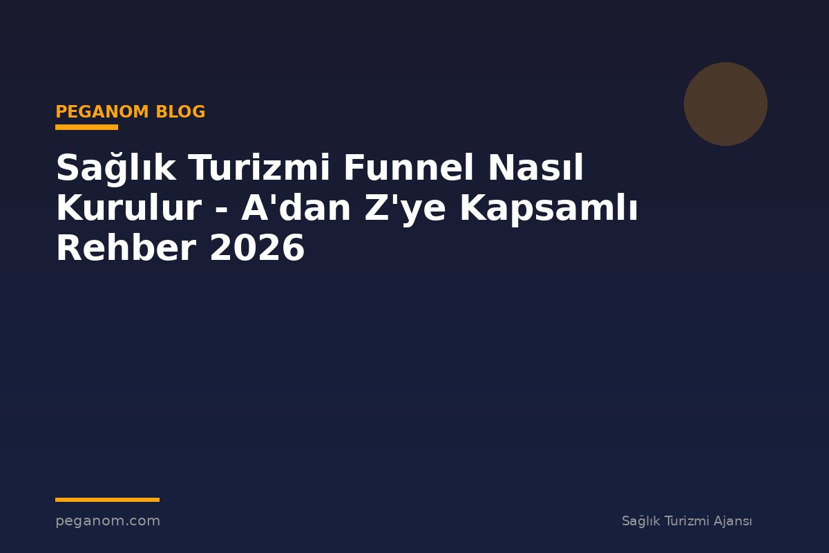 Sağlık Turizmi Funnel Nasıl Kurulur - A'dan Z'ye Kapsamlı Rehber 2026