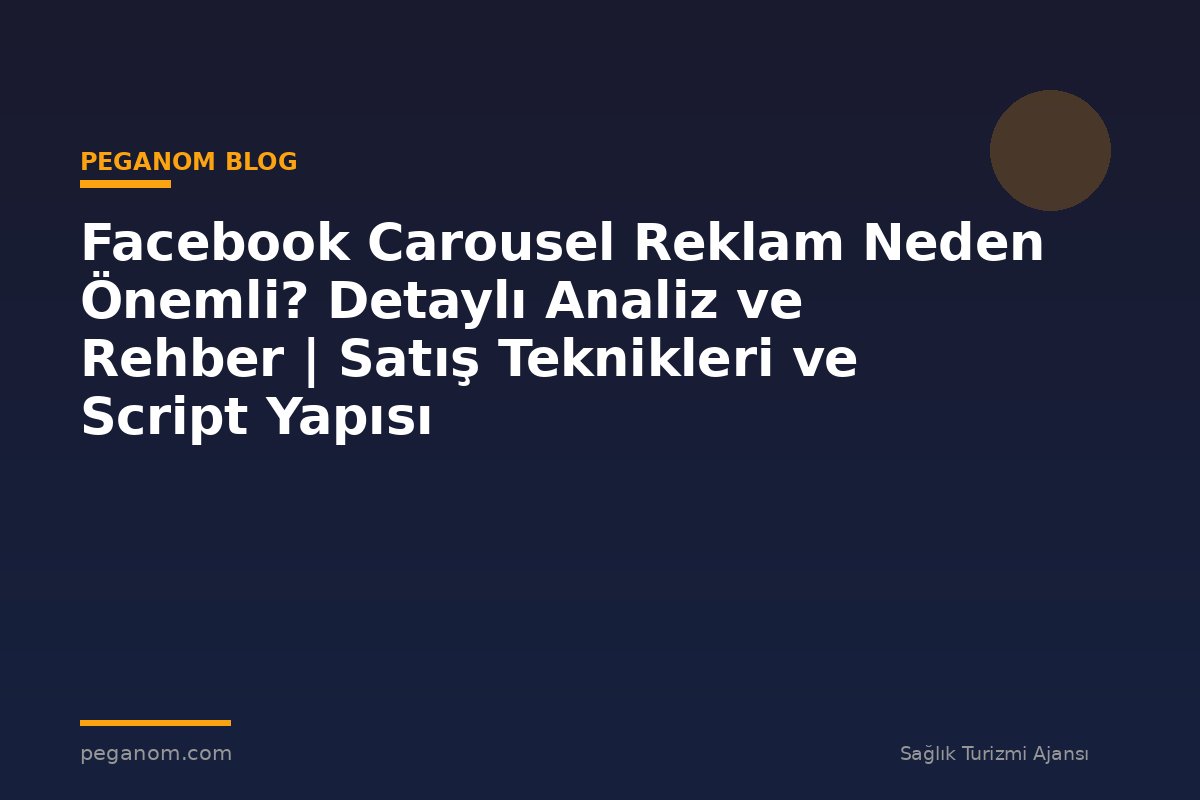 Facebook Carousel Reklam Neden Önemli? Detaylı Analiz ve Rehber | Satış Teknikleri ve Script Yapısı