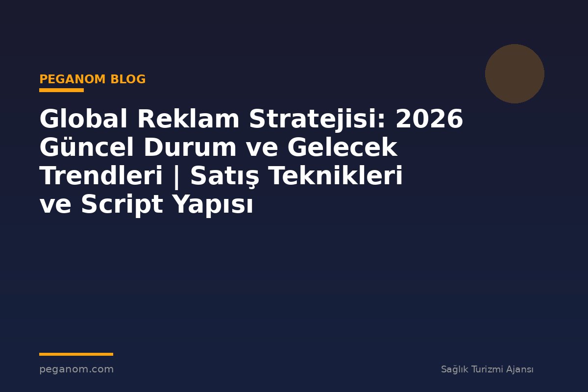 Global Reklam Stratejisi: 2026 Güncel Durum ve Gelecek Trendleri | Satış Teknikleri ve Script Yapısı