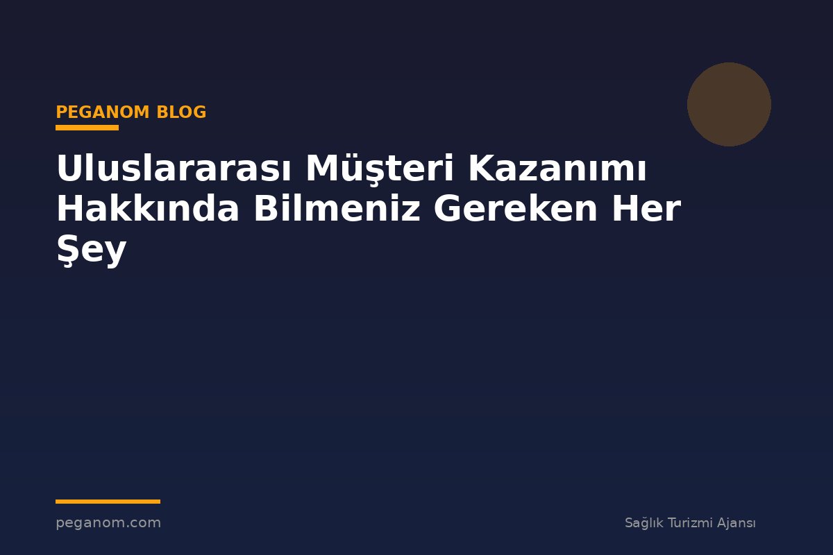 Uluslararası Müşteri Kazanımı Hakkında Bilmeniz Gereken Her Şey