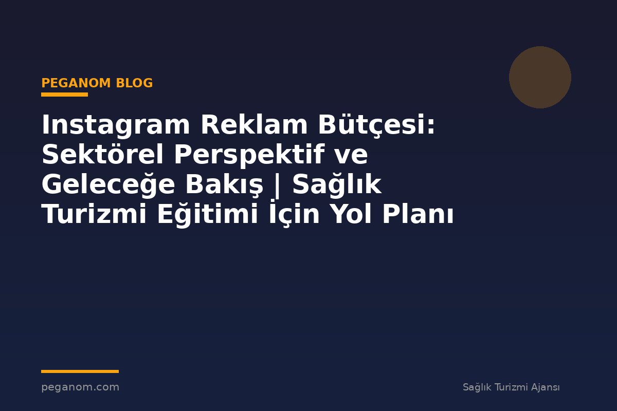 Instagram Reklam Bütçesi: Sektörel Perspektif ve Geleceğe Bakış | Sağlık Turizmi Eğitimi İçin Yol Planı