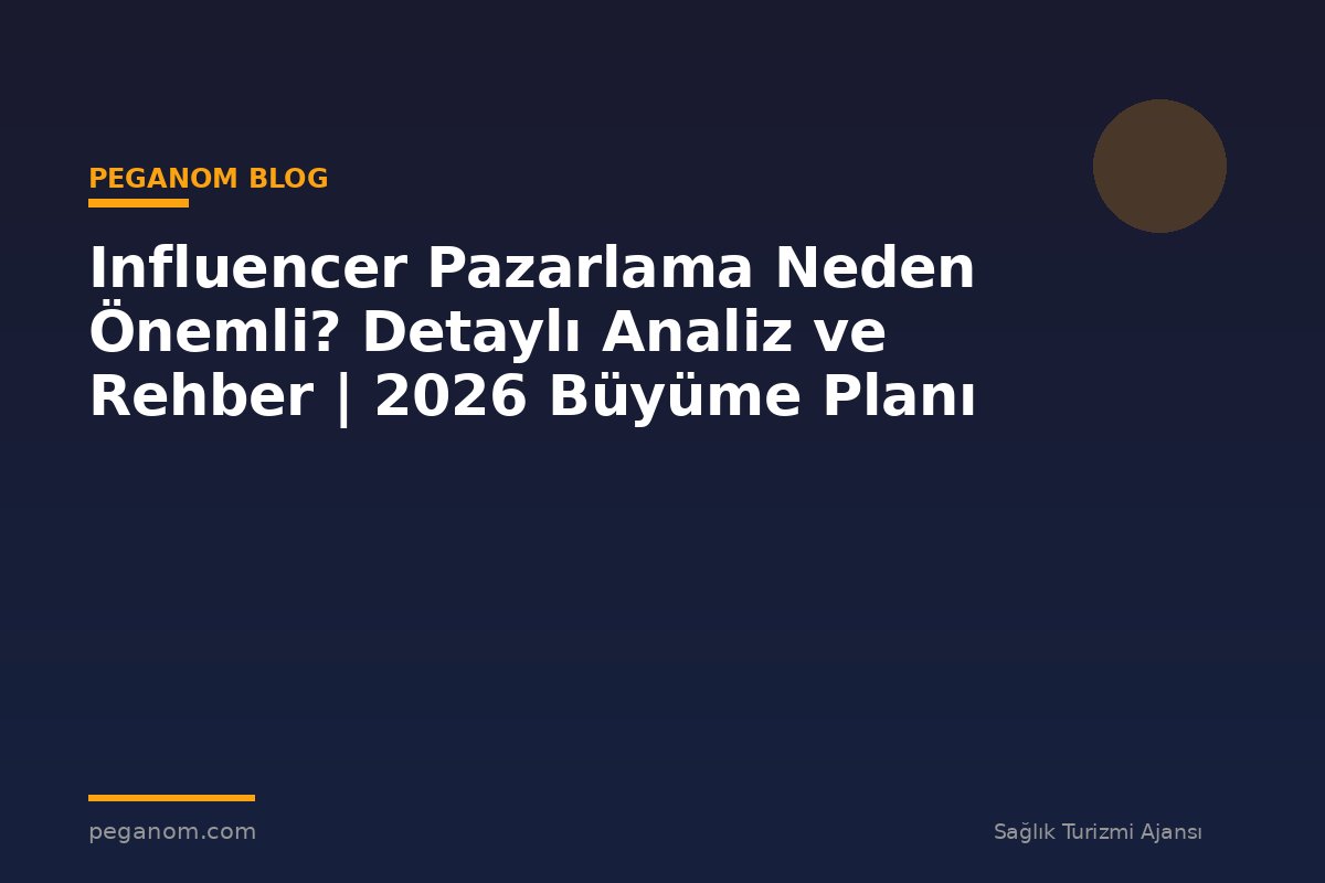 Influencer Pazarlama Neden Önemli? Detaylı Analiz ve Rehber | 2026 Büyüme Planı