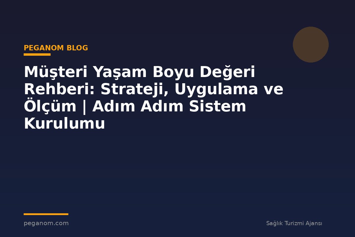 Müşteri Yaşam Boyu Değeri Rehberi: Strateji, Uygulama ve Ölçüm | Adım Adım Sistem Kurulumu