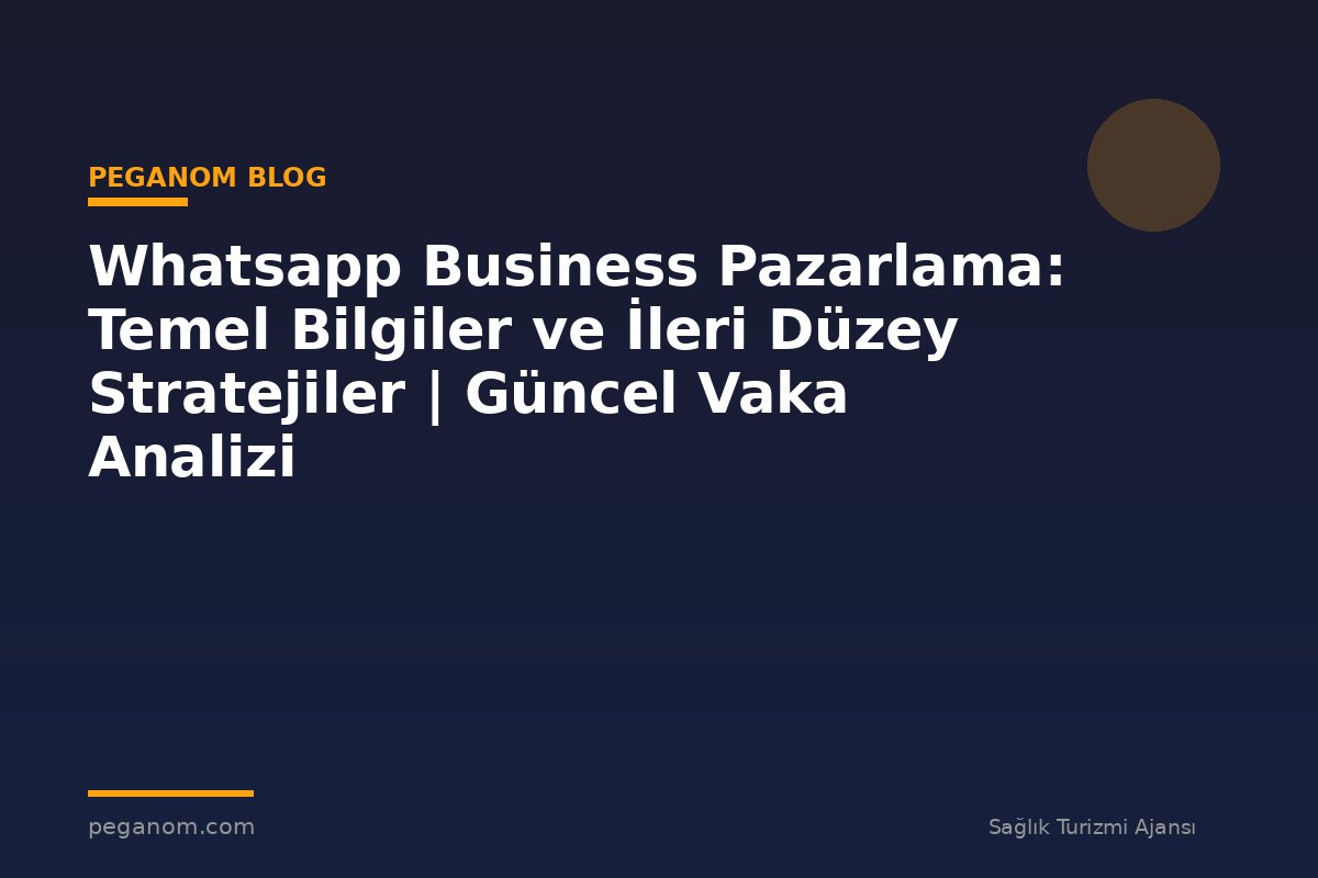 Whatsapp Business Pazarlama: Temel Bilgiler ve İleri Düzey Stratejiler | Güncel Vaka Analizi