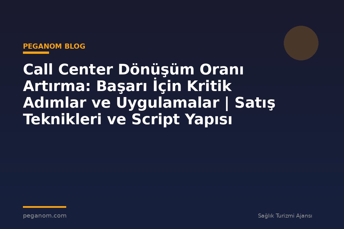 Call Center Dönüşüm Oranı Artırma: Başarı İçin Kritik Adımlar ve Uygulamalar | Satış Teknikleri ve Script Yapısı