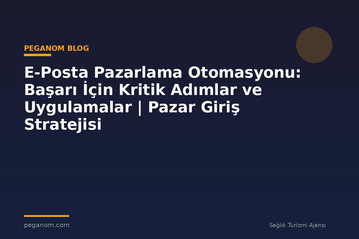 E-Posta Pazarlama Otomasyonu: Başarı İçin Kritik Adımlar ve Uygulamalar | Pazar Giriş Stratejisi