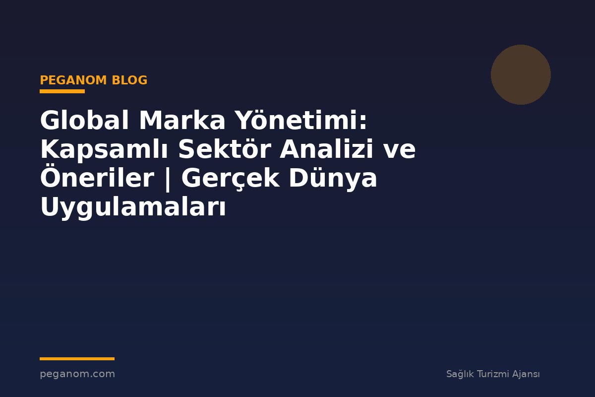 Global Marka Yönetimi: Kapsamlı Sektör Analizi ve Öneriler | Gerçek Dünya Uygulamaları