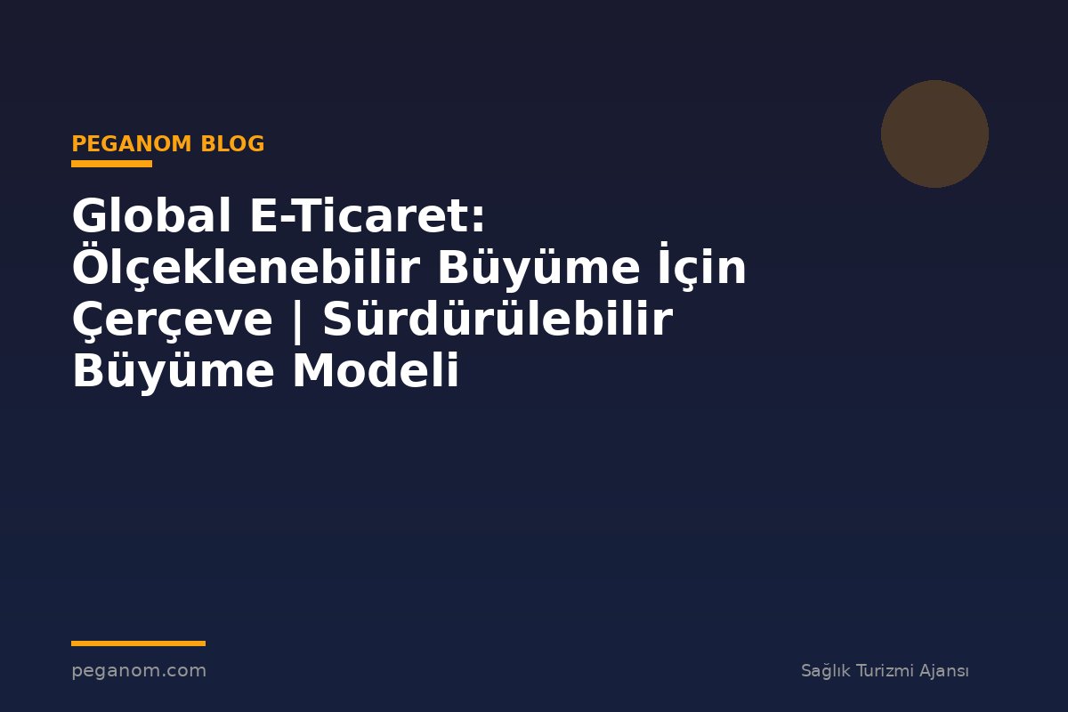 Global E-Ticaret: Ölçeklenebilir Büyüme İçin Çerçeve | Sürdürülebilir Büyüme Modeli