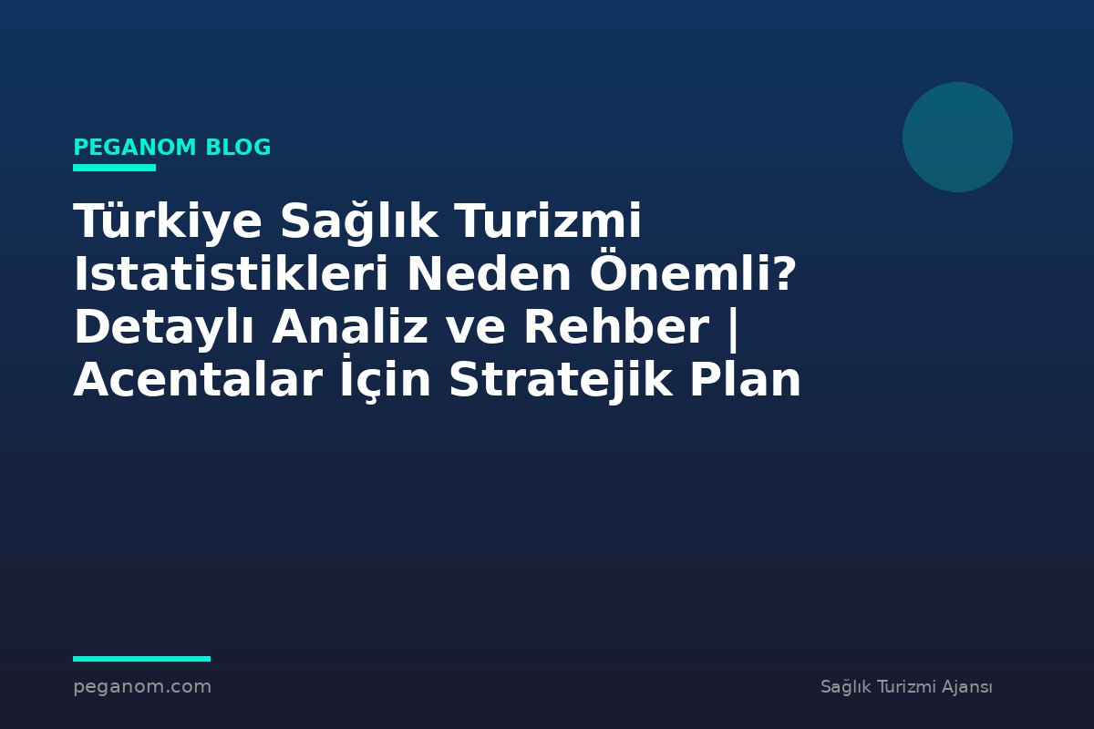 Türkiye Sağlık Turizmi Istatistikleri Neden Önemli? Detaylı Analiz ve Rehber | Acentalar İçin Stratejik Plan