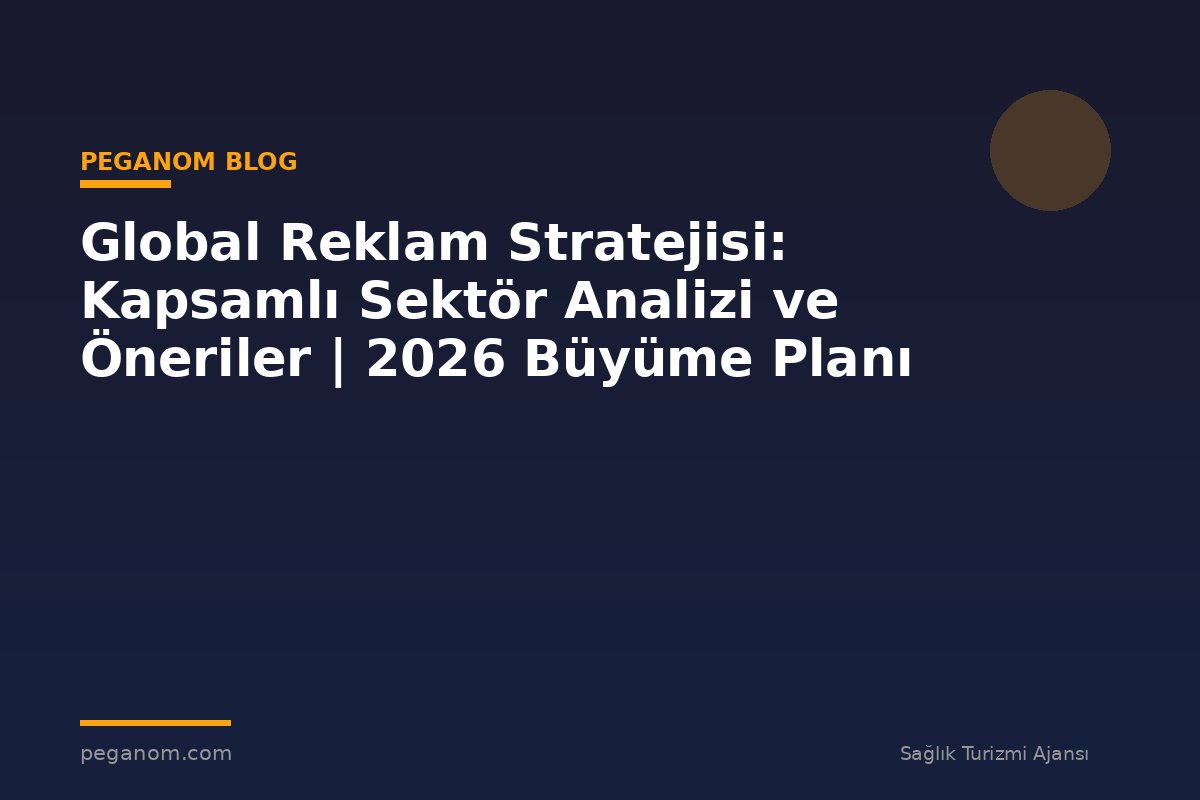 Global Reklam Stratejisi: Kapsamlı Sektör Analizi ve Öneriler | 2026 Büyüme Planı