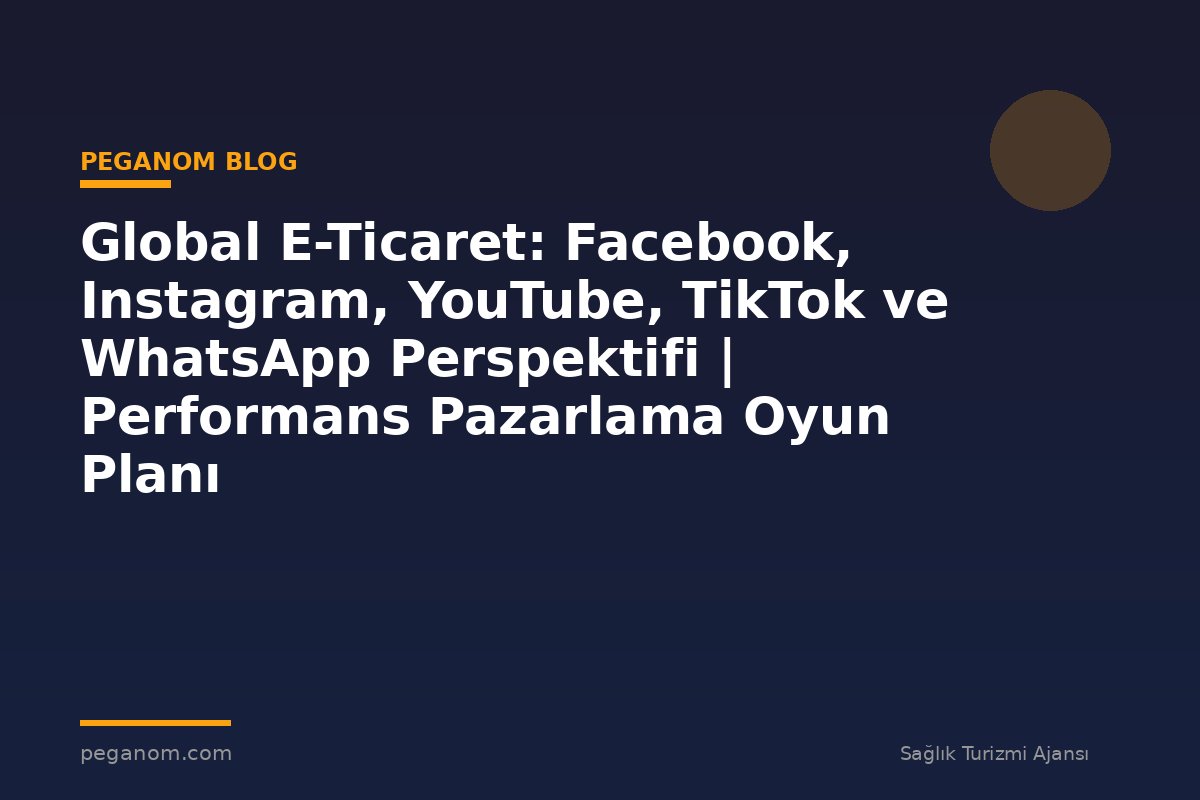 Global E-Ticaret: Facebook, Instagram, YouTube, TikTok ve WhatsApp Perspektifi | Performans Pazarlama Oyun Planı