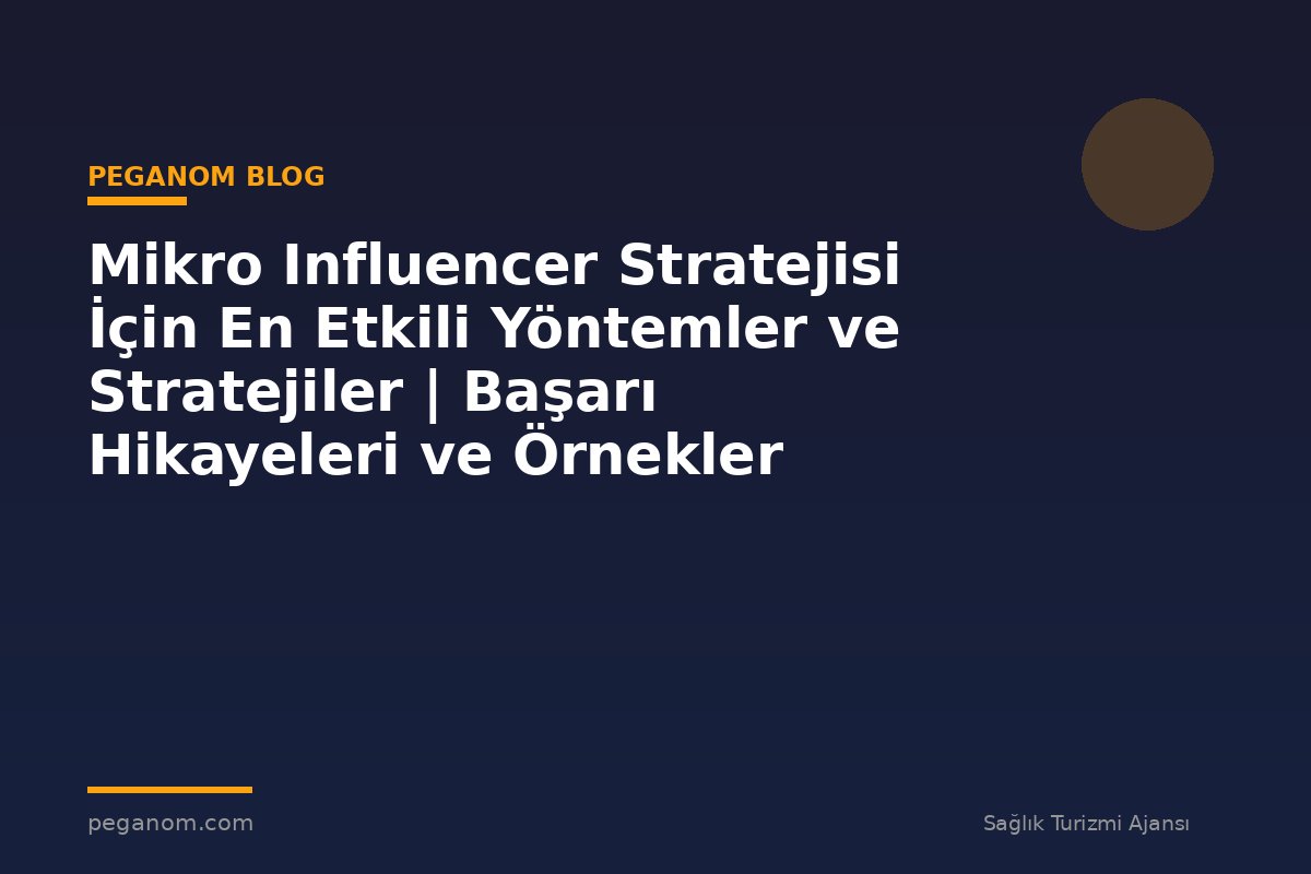 Mikro Influencer Stratejisi İçin En Etkili Yöntemler ve Stratejiler | Başarı Hikayeleri ve Örnekler