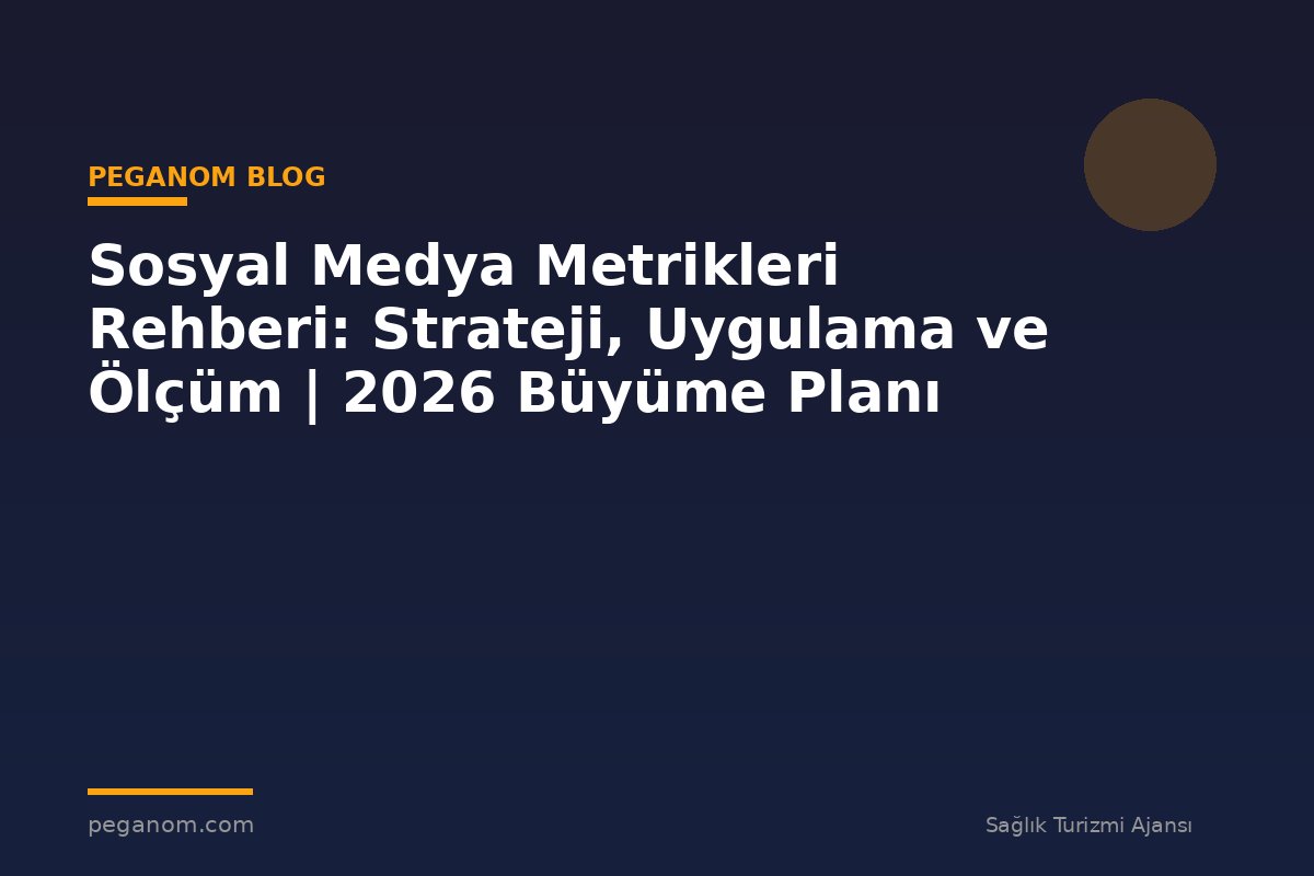 Sosyal Medya Metrikleri Rehberi: Strateji, Uygulama ve Ölçüm | 2026 Büyüme Planı