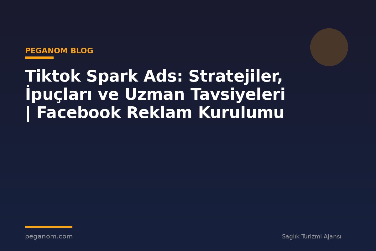 Tiktok Spark Ads: Stratejiler, İpuçları ve Uzman Tavsiyeleri | Facebook Reklam Kurulumu