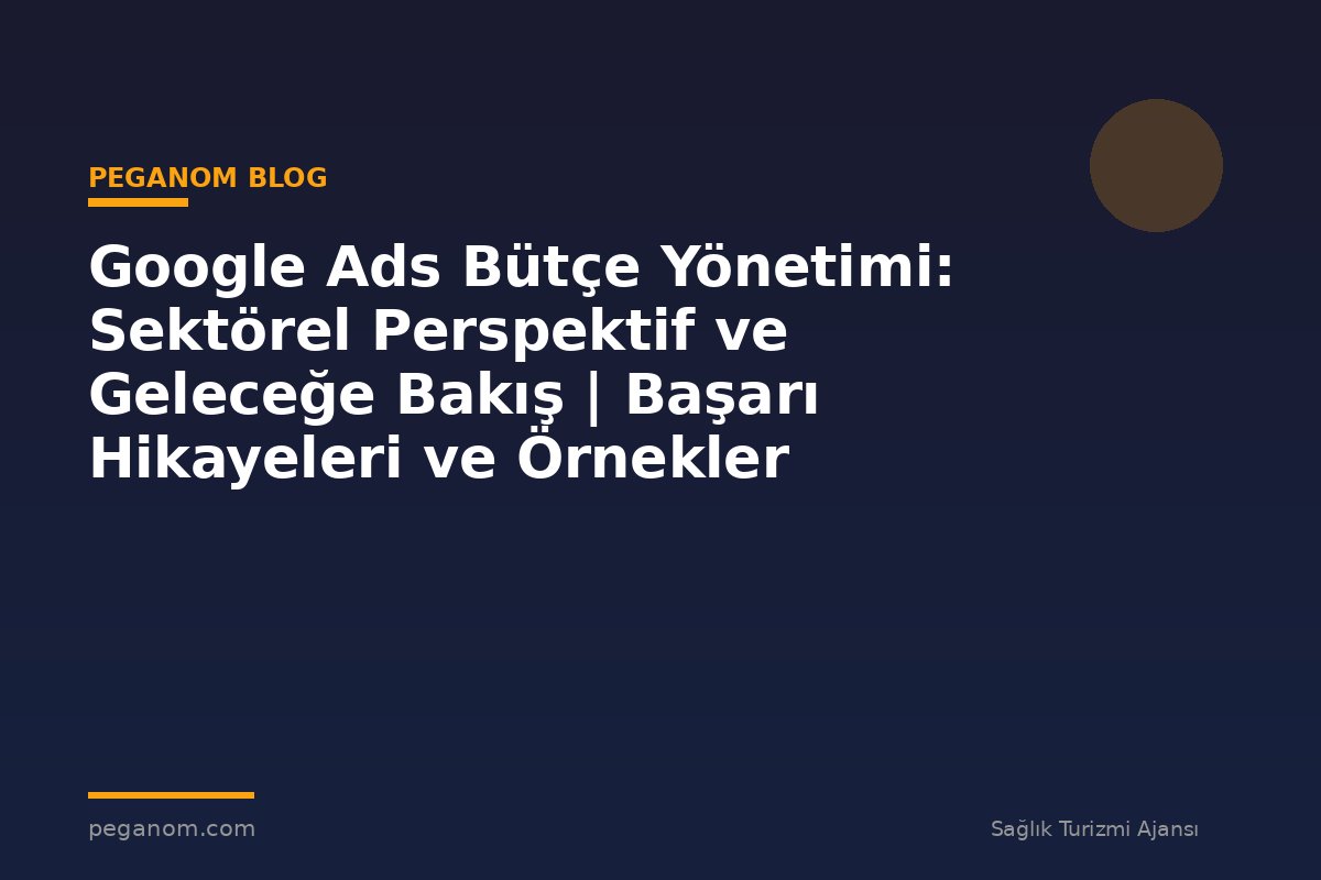 Google Ads Bütçe Yönetimi: Sektörel Perspektif ve Geleceğe Bakış | Başarı Hikayeleri ve Örnekler