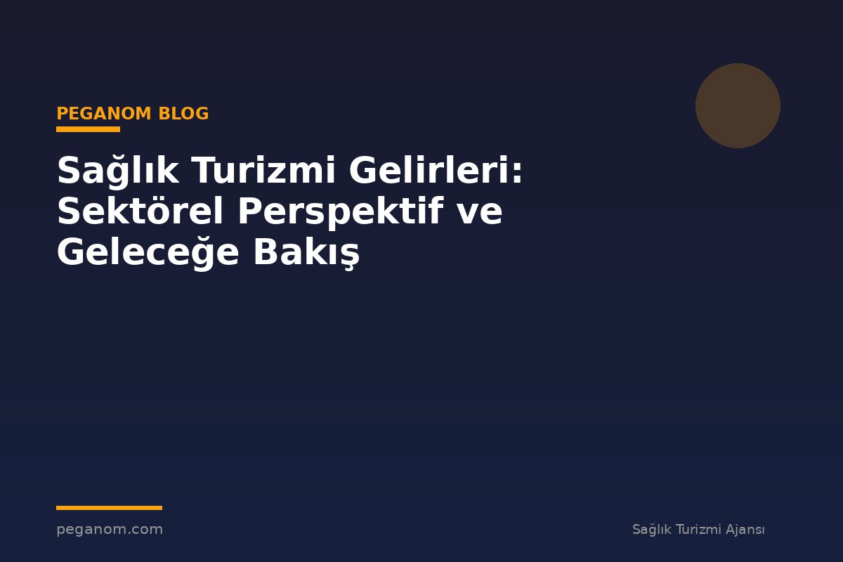 Sağlık Turizmi Gelirleri: Sektörel Perspektif ve Geleceğe Bakış