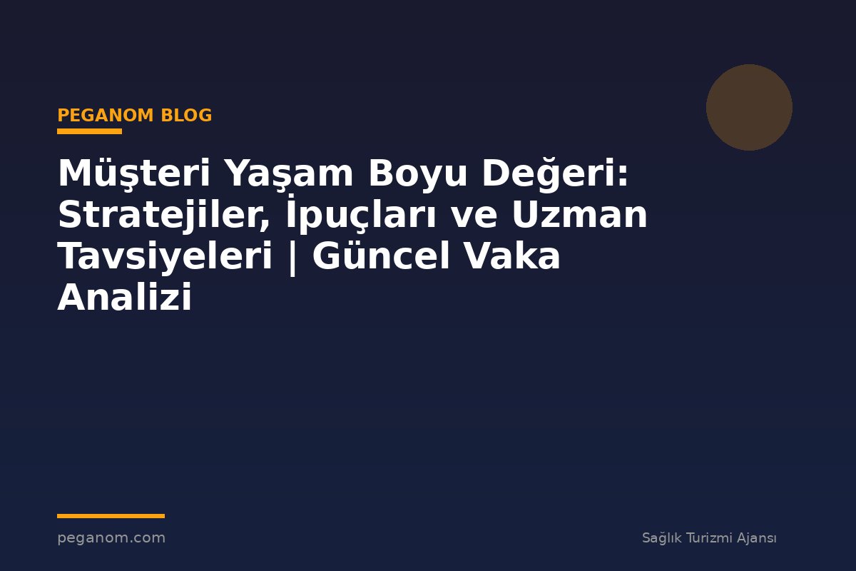 Müşteri Yaşam Boyu Değeri: Stratejiler, İpuçları ve Uzman Tavsiyeleri | Güncel Vaka Analizi