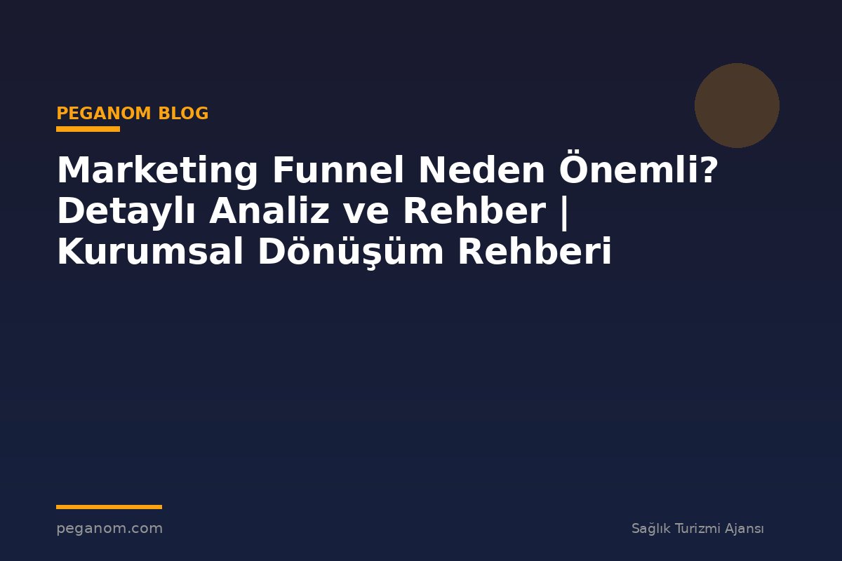 Marketing Funnel Neden Önemli? Detaylı Analiz ve Rehber | Kurumsal Dönüşüm Rehberi