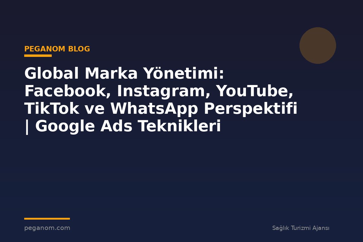 Global Marka Yönetimi: Facebook, Instagram, YouTube, TikTok ve WhatsApp Perspektifi | Google Ads Teknikleri