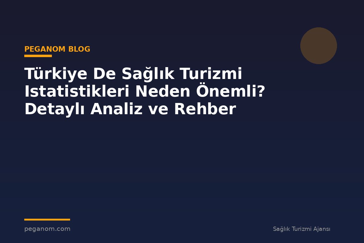 Türkiye De Sağlık Turizmi Istatistikleri Neden Önemli? Detaylı Analiz ve Rehber