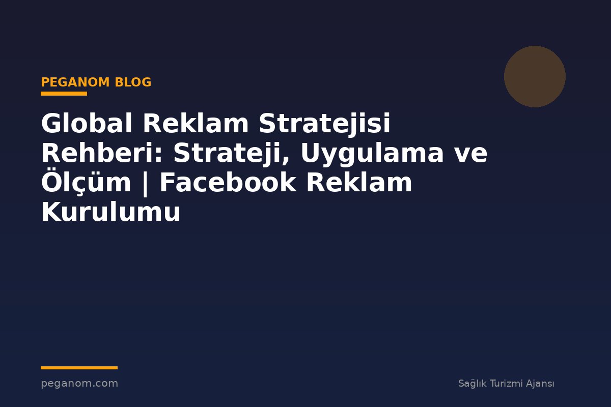 Global Reklam Stratejisi Rehberi: Strateji, Uygulama ve Ölçüm | Facebook Reklam Kurulumu