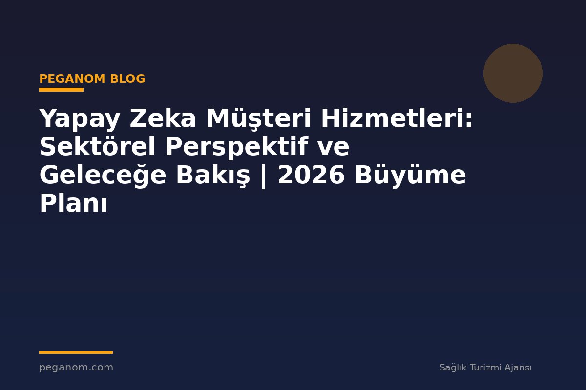 Yapay Zeka Müşteri Hizmetleri: Sektörel Perspektif ve Geleceğe Bakış | 2026 Büyüme Planı