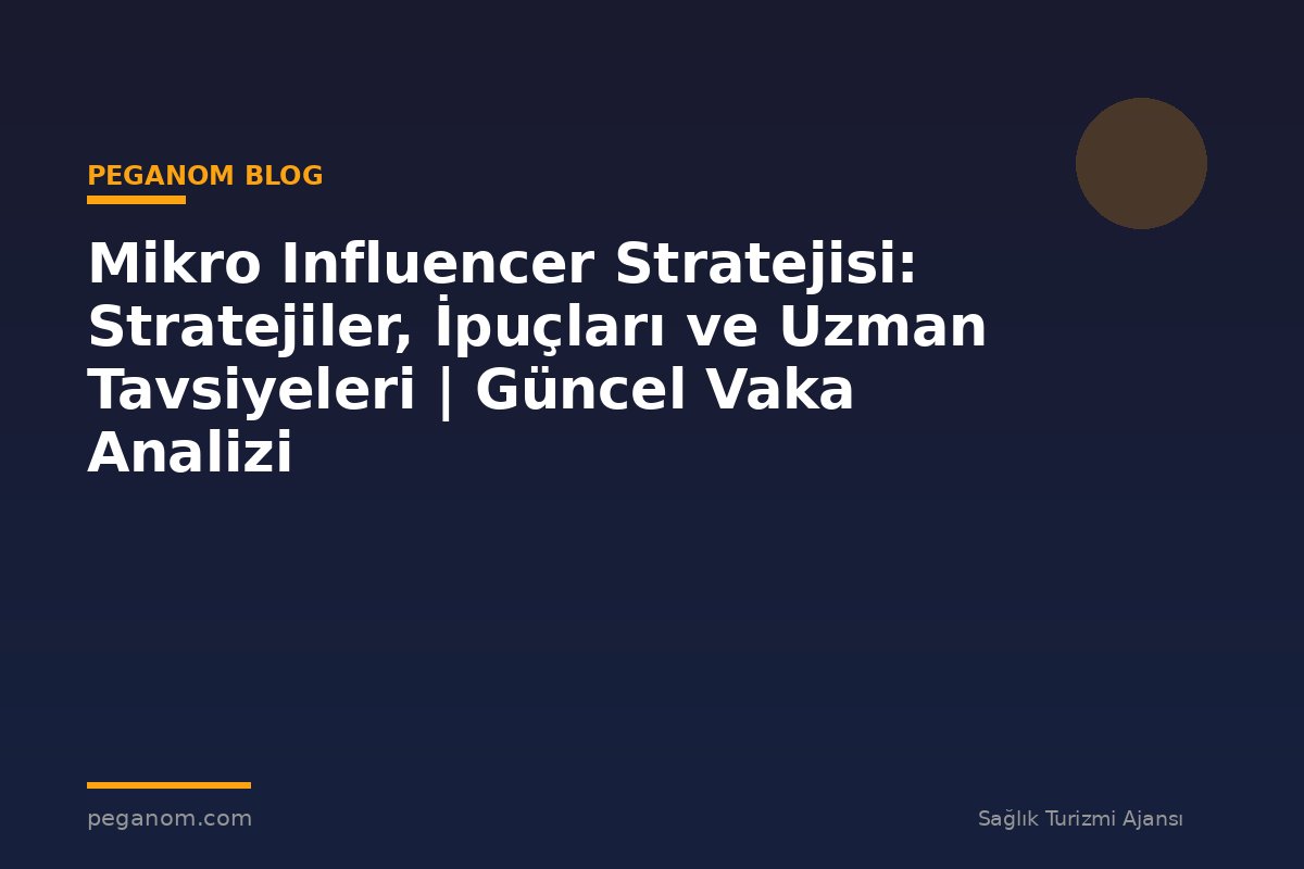 Mikro Influencer Stratejisi: Stratejiler, İpuçları ve Uzman Tavsiyeleri | Güncel Vaka Analizi
